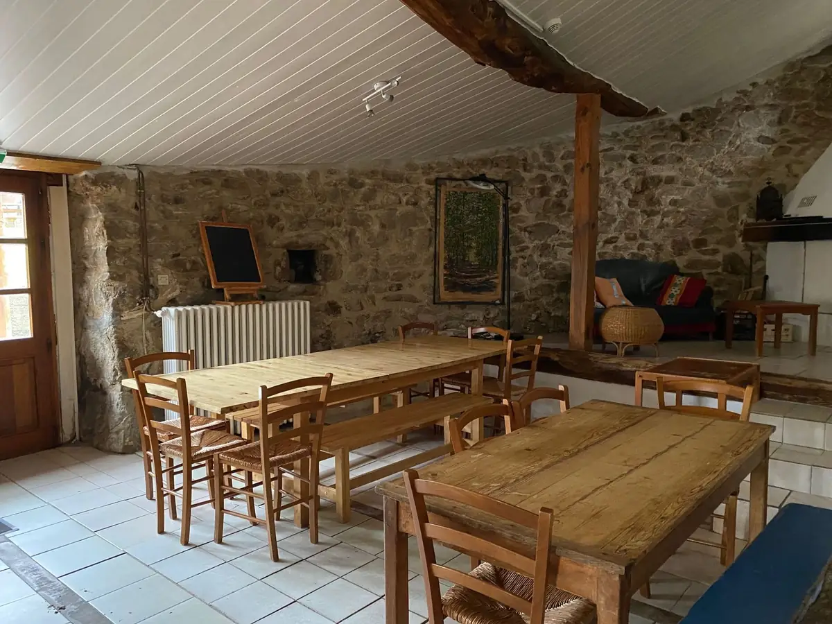 Une des salles à manger de la Grande Maison